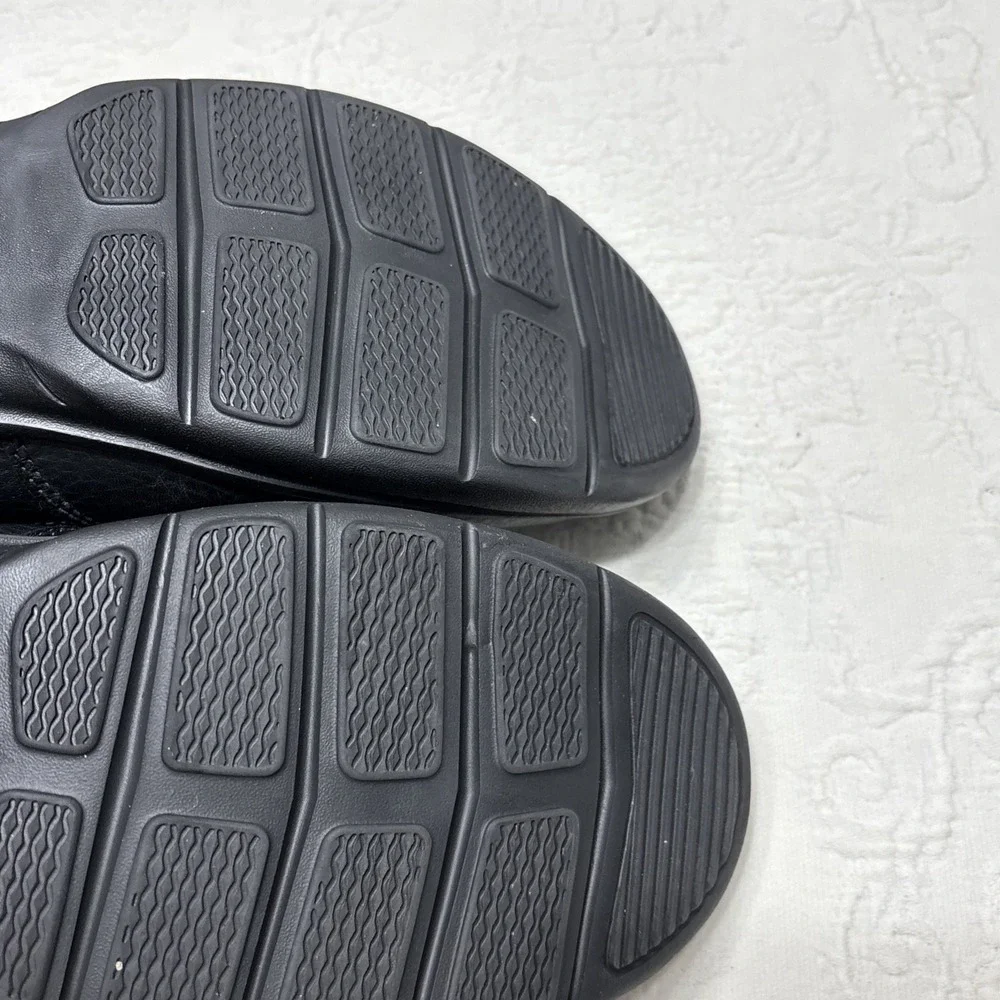 CLARKS  BRADLEY STEP MEN'S LOAFER 10 M BLACK LEATHER/EXTREME COMFORT MSRP$90